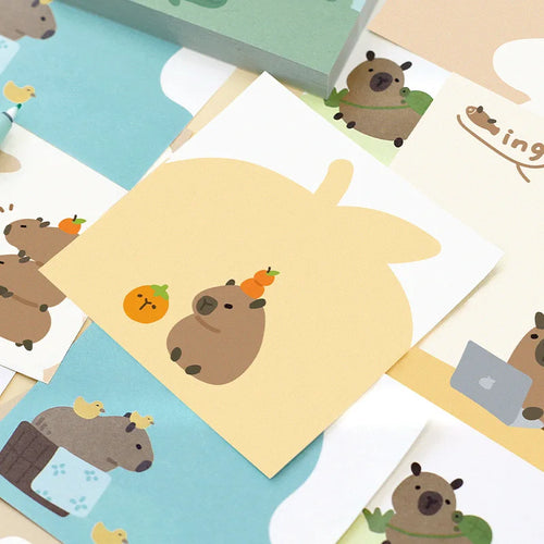 100 pcs/pack Kawaii Cartoon Loose leaf memo pad to do list notepad