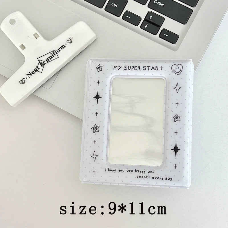 Korean Ins Style Cartoon One-Grid Card Album Envelope-Inspired Photocard Binder for Kpop Idol Collectors