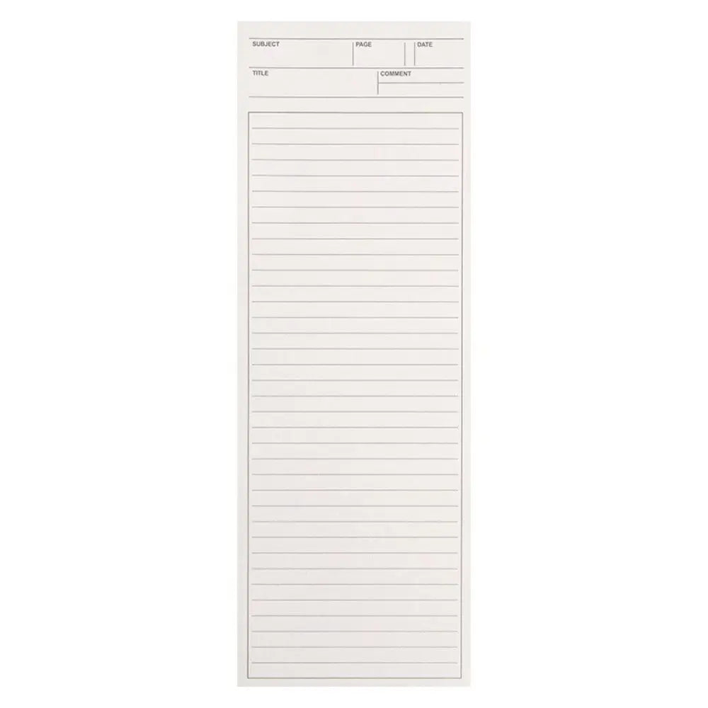 Simple Non-sticky Long Notepad 50 Sheets Stationery Memo Pad Note Paper Gift