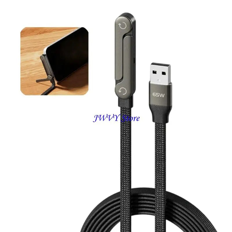 573A Phone Stand Chargers Cable 240W/65W Type C/USB Cable Highly power Output For Desk