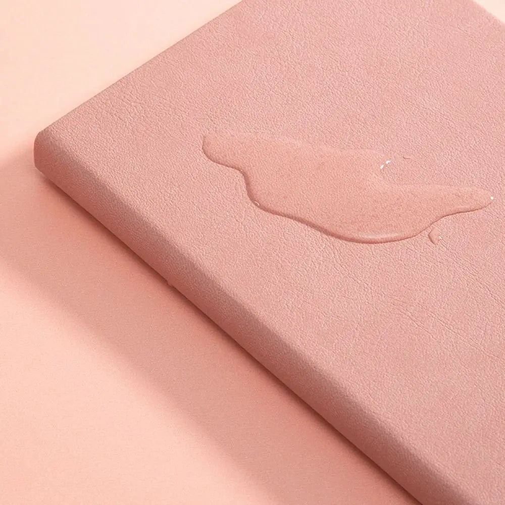 200 Pages A5 Notepad PU Leather Cover Thickened Paper Students Notebook Wear-resistant Horizontal Line Diary