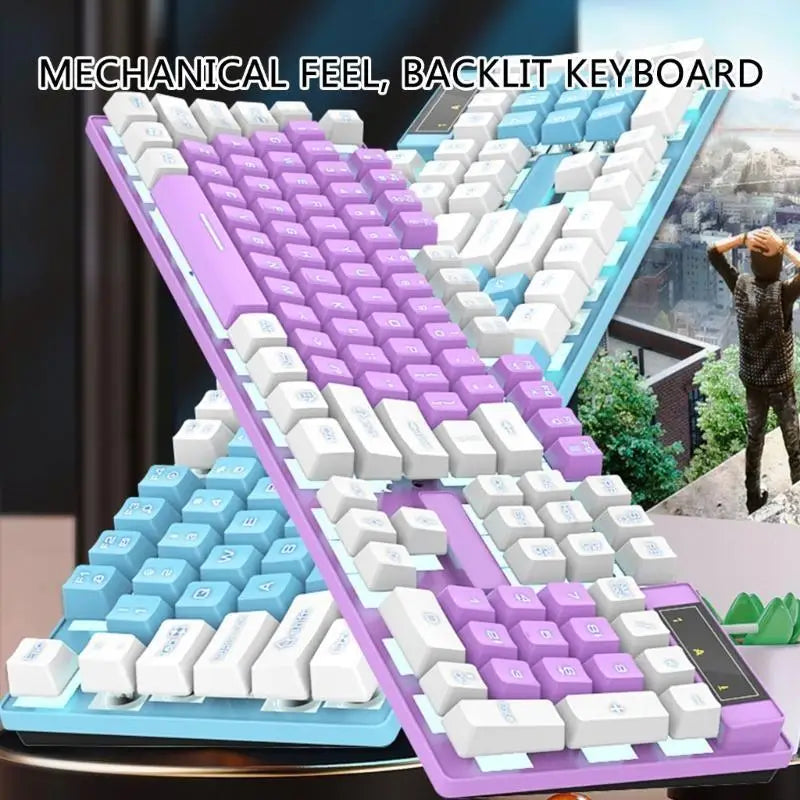 Y1UB Wireds Gaming Keyboards with Backlighting and Unique Keyboards