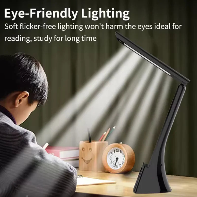 15W Wireless Charger Stand LED Desk Table Lamp With Alarm Clock 3 Colors Dimmable Desk Light Fast Charging Station for iPhone