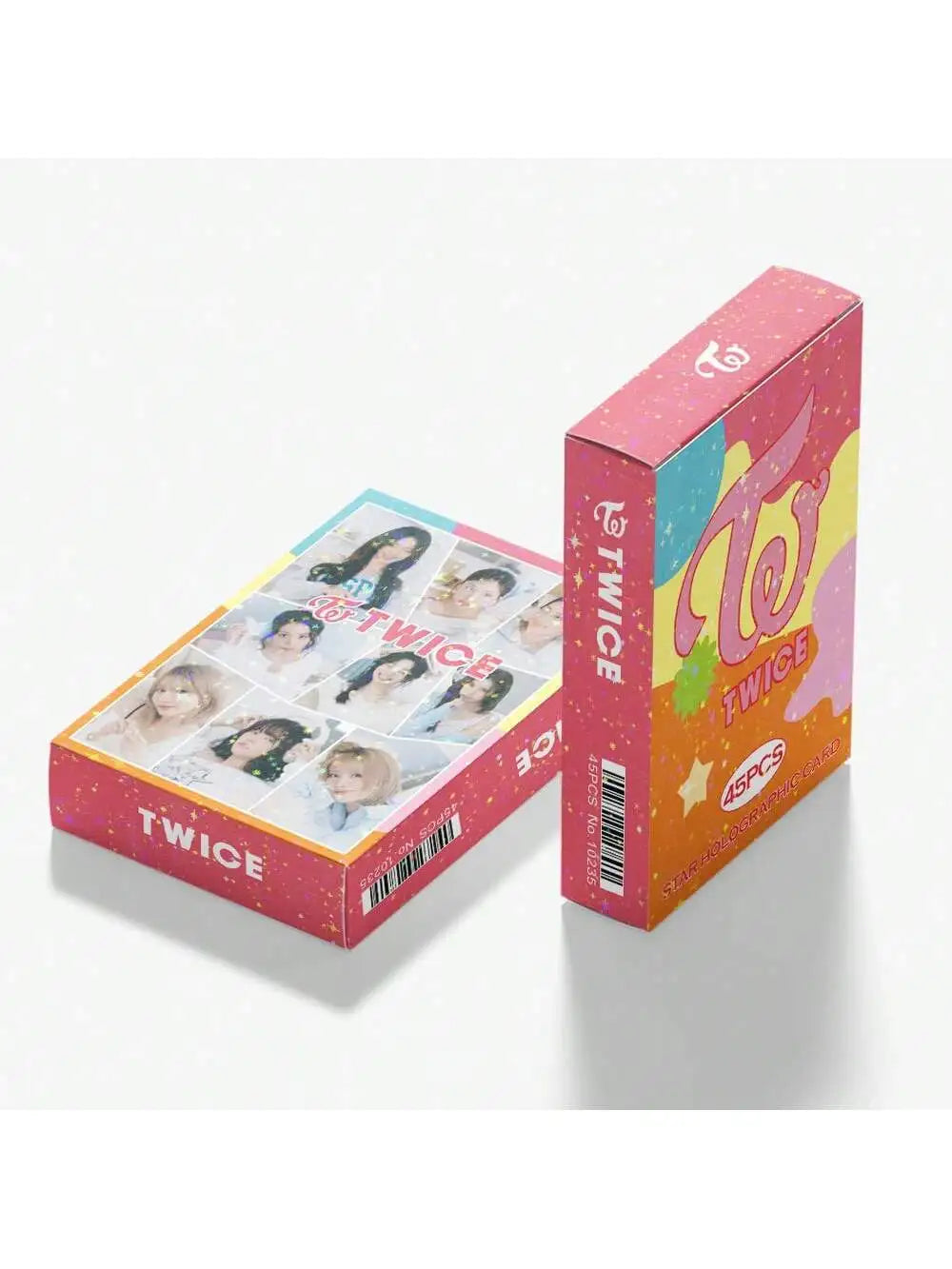 K-pop TWICE 45 star cards 60 cards + 32 stickers 60 laser cards + 64 stickersCollectible cards, high-definition photo cards,