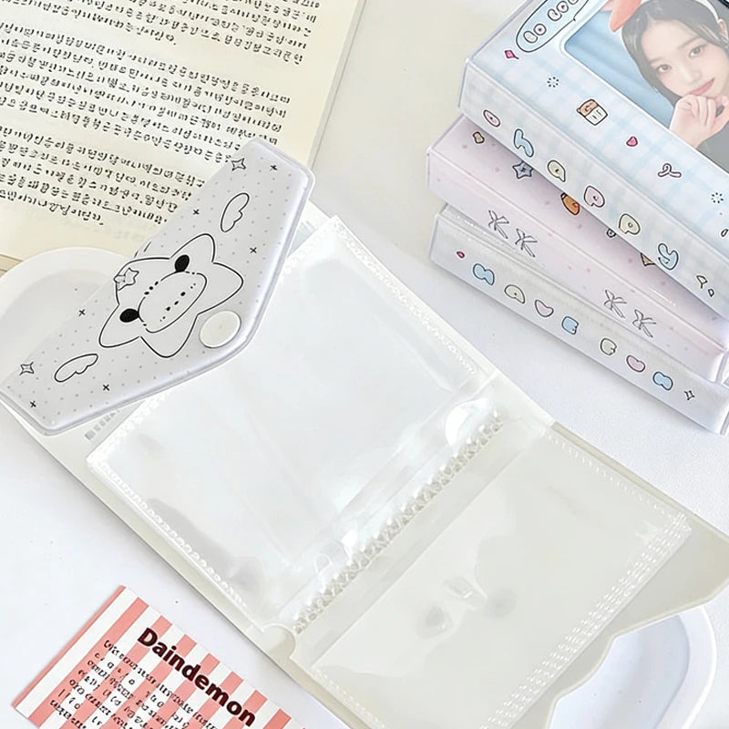 Korean Ins Style Cartoon One-Grid Card Album Envelope-Inspired Photocard Binder for Kpop Idol Collectors