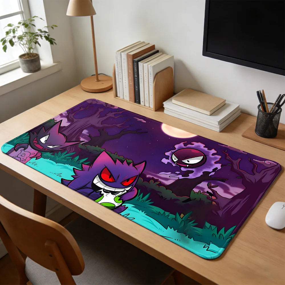 BKM-Po-ke-mons Professional Mousepad Xxl Mechanical Keyboard Mat Desk Pad for Computer Table Offices Accessories Big Mousepepad