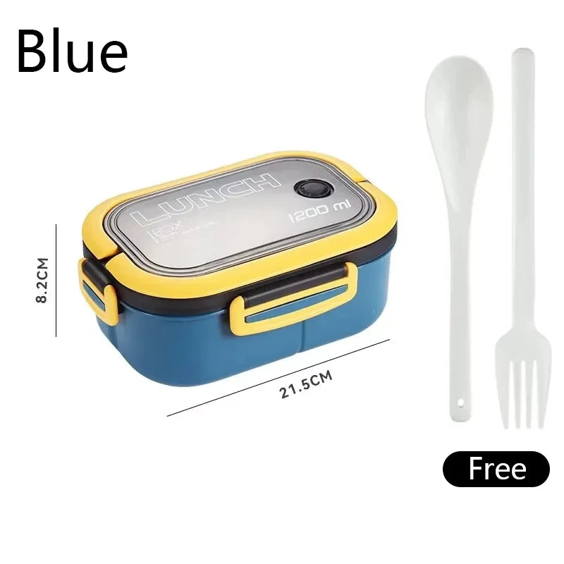 Cute Lunch Box For Kids Compartments Microwae Bento Lunchbox Children Kid School Outdoor Camping Picnic Food Container Portable