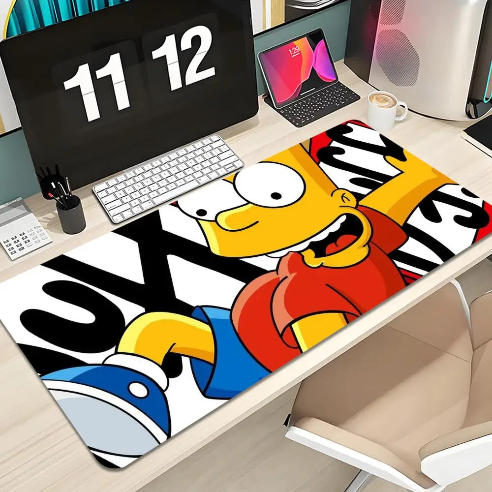 Cute Cartoon The S-Simpsons Mouse Pad Keyboard Mousepad large 1200X600 mm Desk Mat PC Gamer Office Carpet Home Table pad