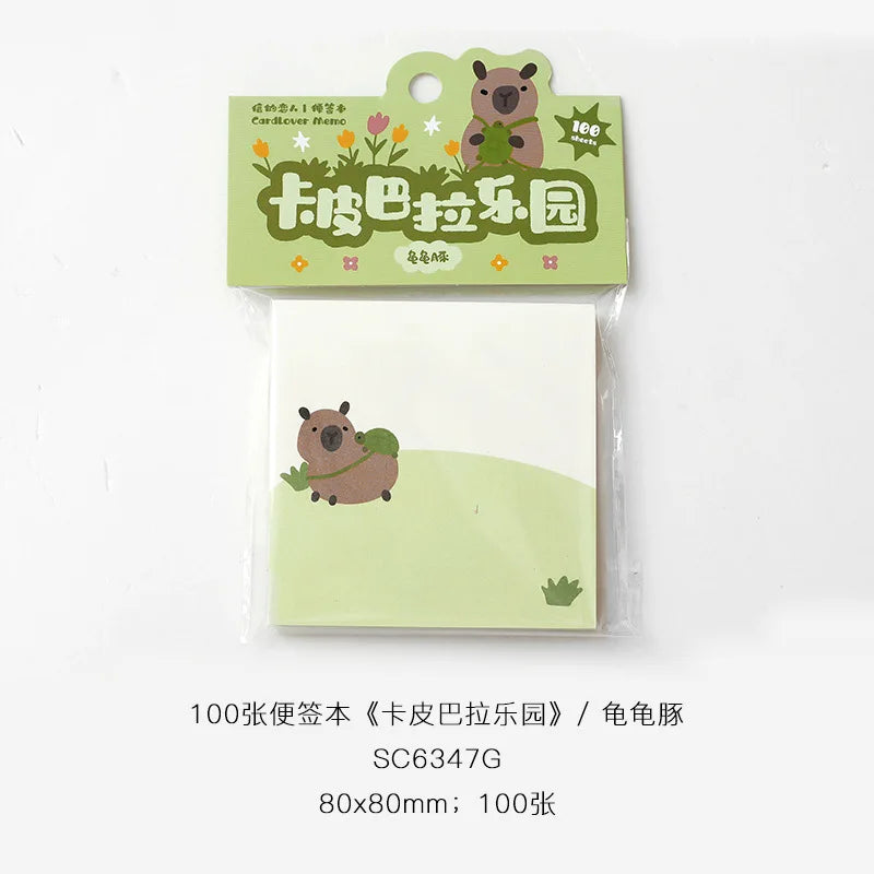 100 pcs/pack Kawaii Cartoon Loose leaf memo pad to do list notepad