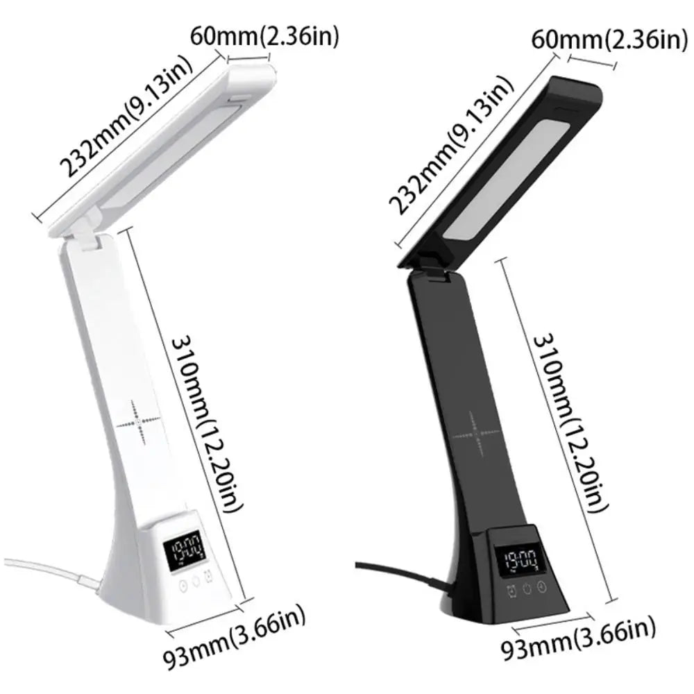 Dimmable Multifunctional Desk Lamp Folding Design Rechargeable Wireless Charging Desk Lamp Modern Style Multi Functional