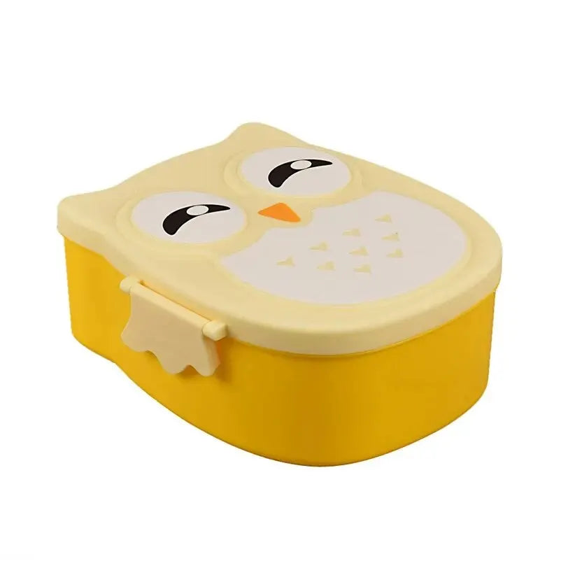 1Pc Owl Shaped Lunch Box With Compartments Lunch Food Container With Lids Almacenamiento Cocina Portable Bento Box For Kids