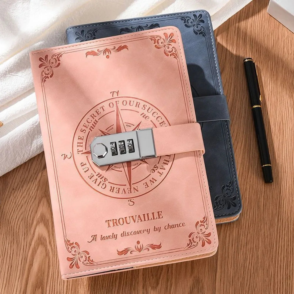 Stationery 200-Page Password Notebook A5 Retro Personal Notepad Thickened Smooth Writing Hand Ledger Office