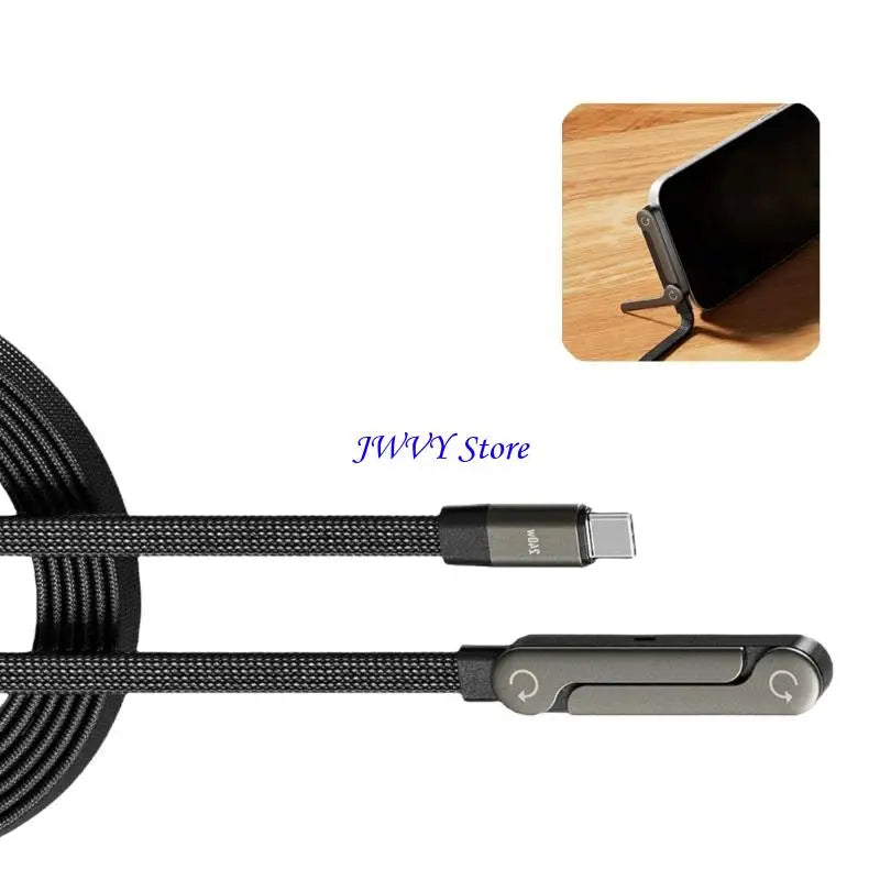 573A Phone Stand Chargers Cable 240W/65W Type C/USB Cable Highly power Output For Desk