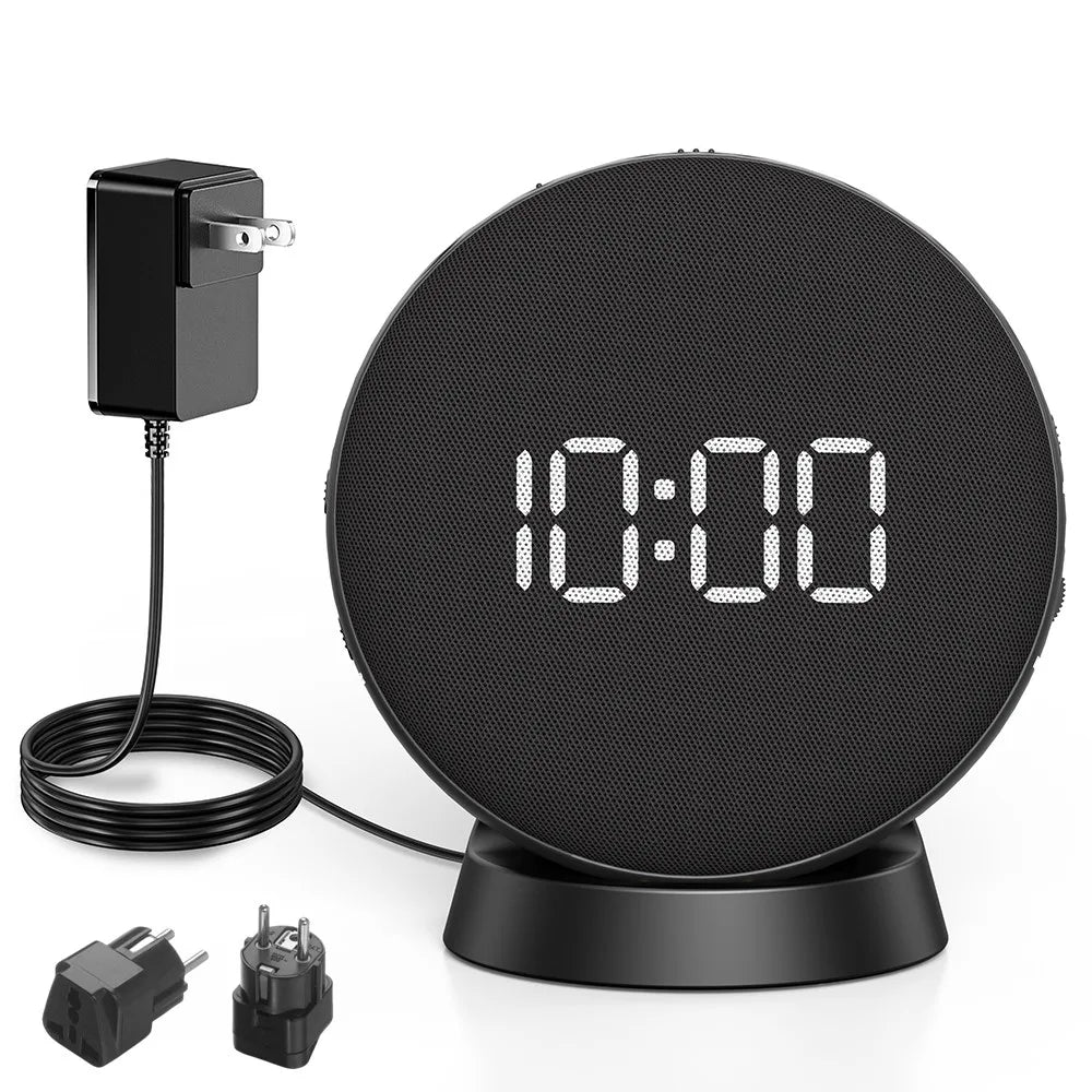 Awakening Alarm Clock Loud Bed Shaker Vibrating Alarm Clock for Hearing Impaired Heavy Sleeper Teens Wireless Magnetic Charging