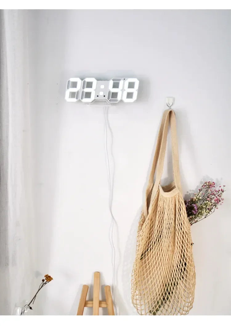 Digital Wall Clock Desk Watches Electronic Alarm Modern Home Decoration for Bedroom Decor Interior Led Table Clocks Living Room