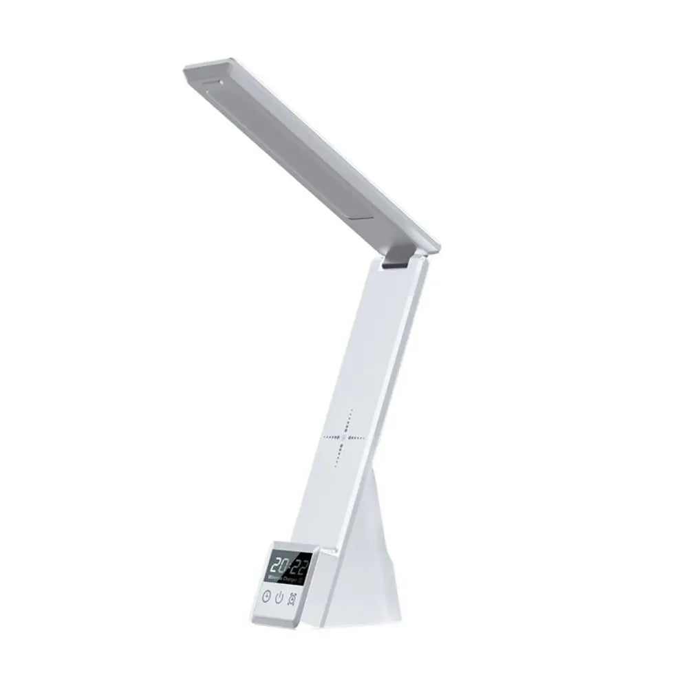 Dimmable Multifunctional Desk Lamp Folding Design Rechargeable Wireless Charging Desk Lamp Modern Style Multi Functional