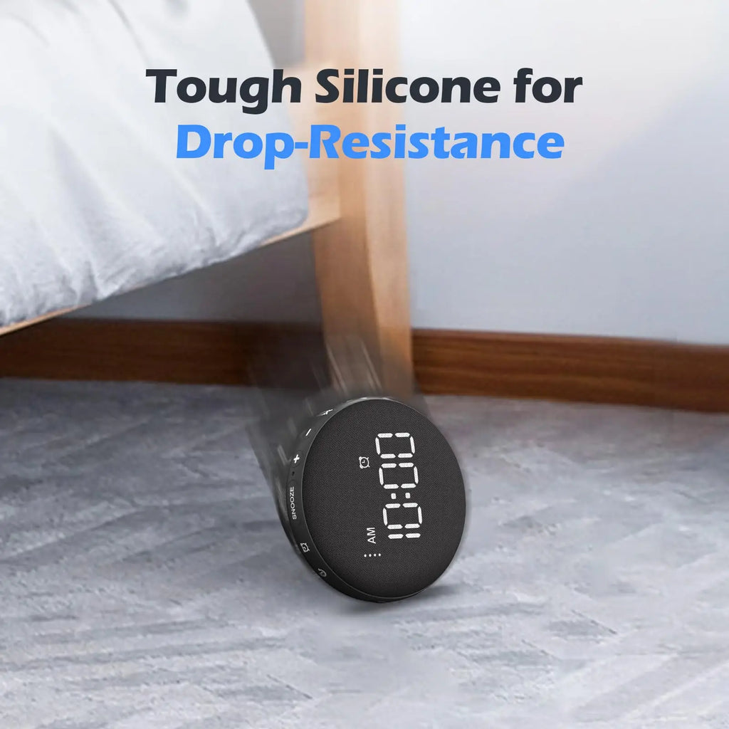 Awakening Alarm Clock Loud Bed Shaker Vibrating Alarm Clock for Hearing Impaired Heavy Sleeper Teens Wireless Magnetic Charging