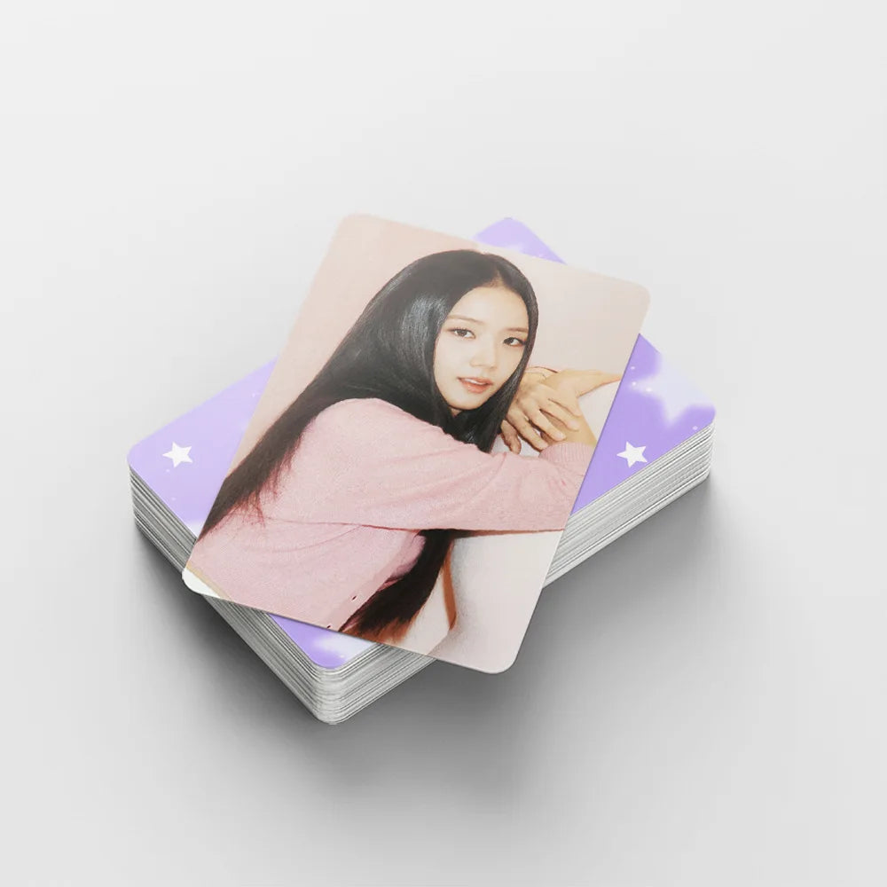 80-page K-pop girl group photobook with lyrics, magazine photo collection, 92 photo cards, celebrity LOMO cards, gift