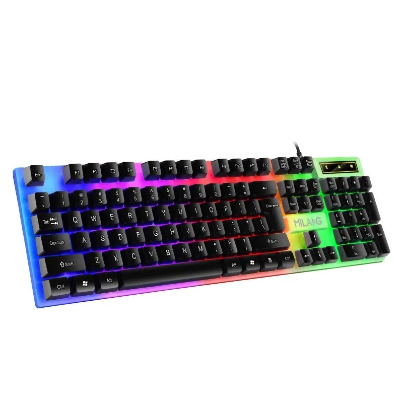 104 key Backlit Mechanical Keyboard Wired Gaming Keyboard Waterproof Luminous Keyboard for Gamer PC Laptop Office