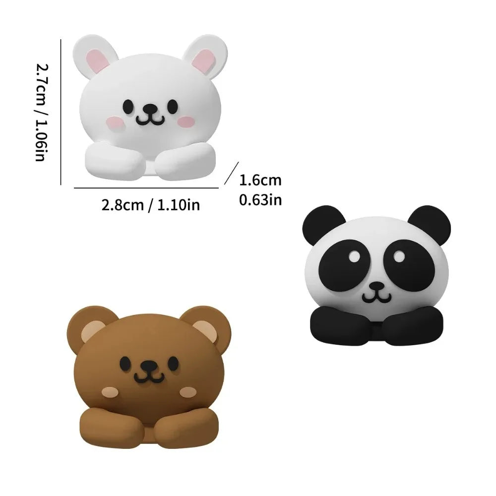 Desktop Cable Organizer Holder Winder Clips Desk Self-Adhesive Mobile Phone Data Cable Management Wire Cord Holder