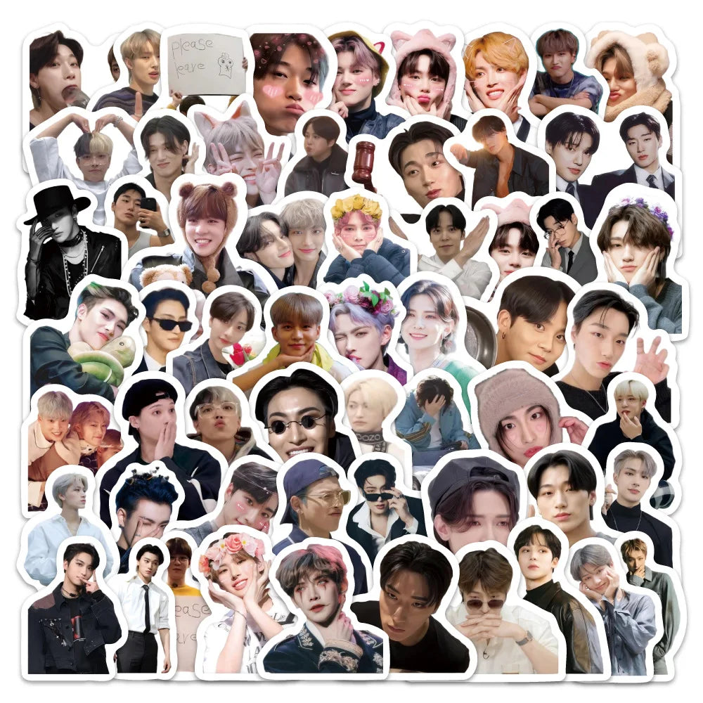 100PCS Kpop Idol Sticker ATEEZ Korean Boy Group Stickers DIY Luggage Laptop Phone Guitar Skateboard Waterproof Decals Toys Gift