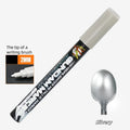 Metallic Markers Colouring Pens for Mech Painting Golden Paint Marker Pen Silvery Reflective Paint Model Marker Pen