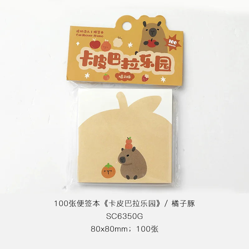 100 pcs/pack Kawaii Cartoon Loose leaf memo pad to do list notepad