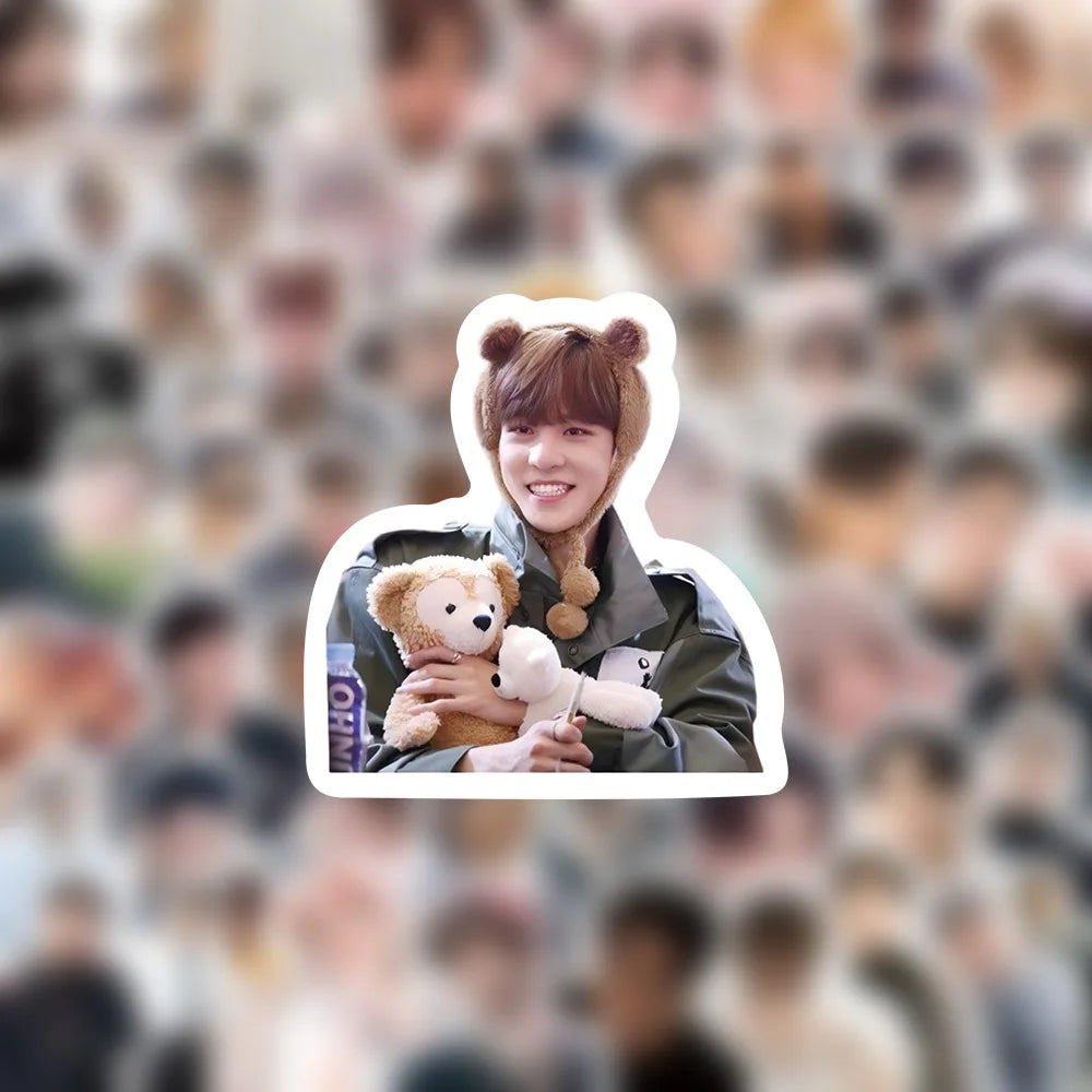 100PCS Kpop Idol Sticker ATEEZ Korean Boy Group Stickers DIY Luggage Laptop Phone Guitar Skateboard Waterproof Decals Toys Gift