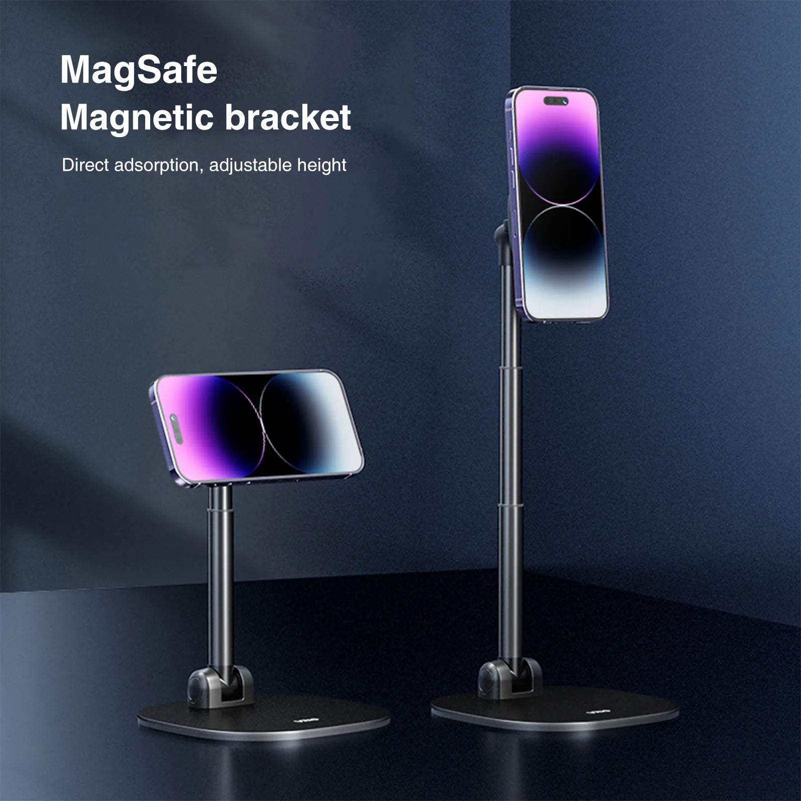 UURig VRig Desk Wireless Charging Magnetic Phone Stand for Office/Home for Magsafe iPhone 16 15 14 13 12 Androi HUAWEI Xiaomi