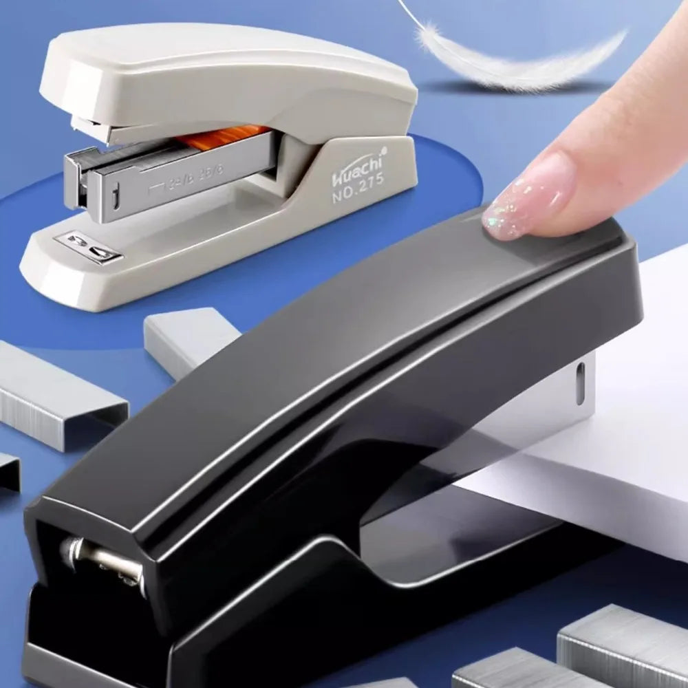 Stapling Tools Labor-Saving Stapler Hand Tools Portable Paper Stapling Machine Metal Grey/Black Staplers for Desk Stationery