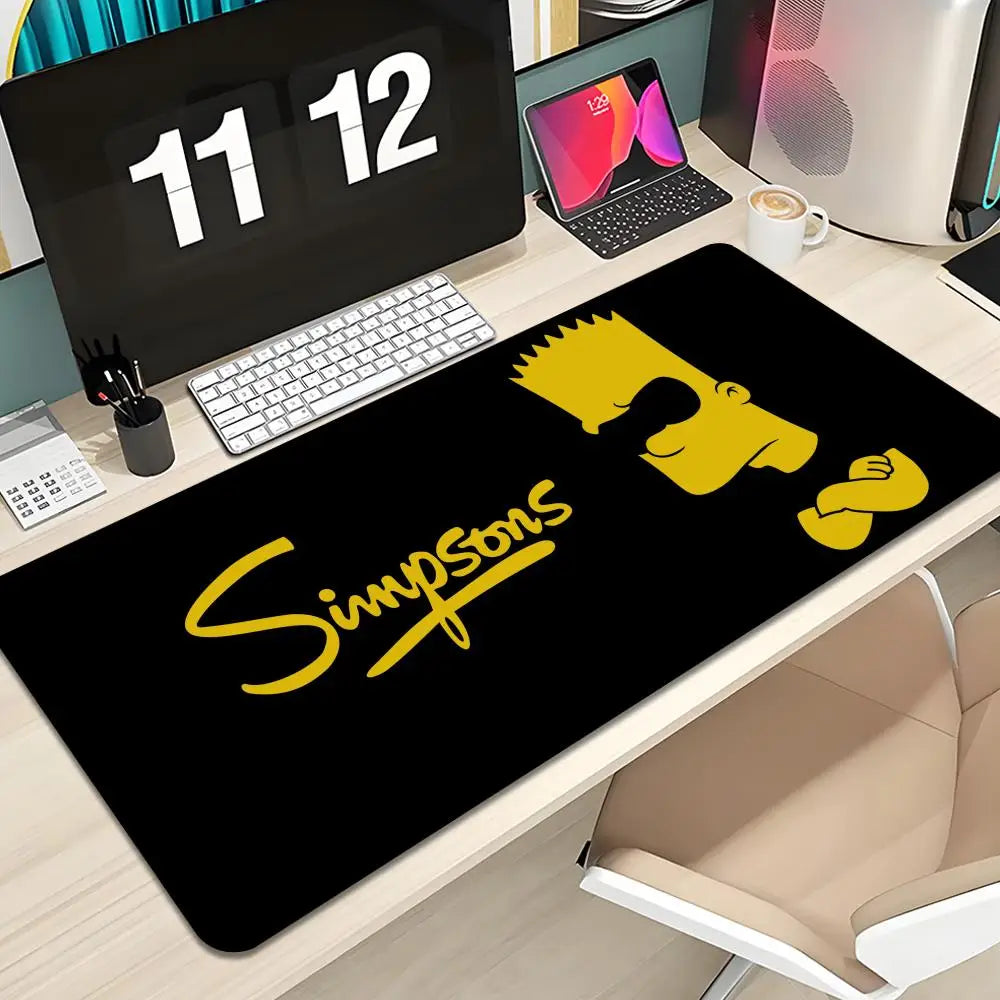 Cute Cartoon The S-Simpsons Mouse Pad Keyboard Mousepad large 1200X600 mm Desk Mat PC Gamer Office Carpet Home Table pad