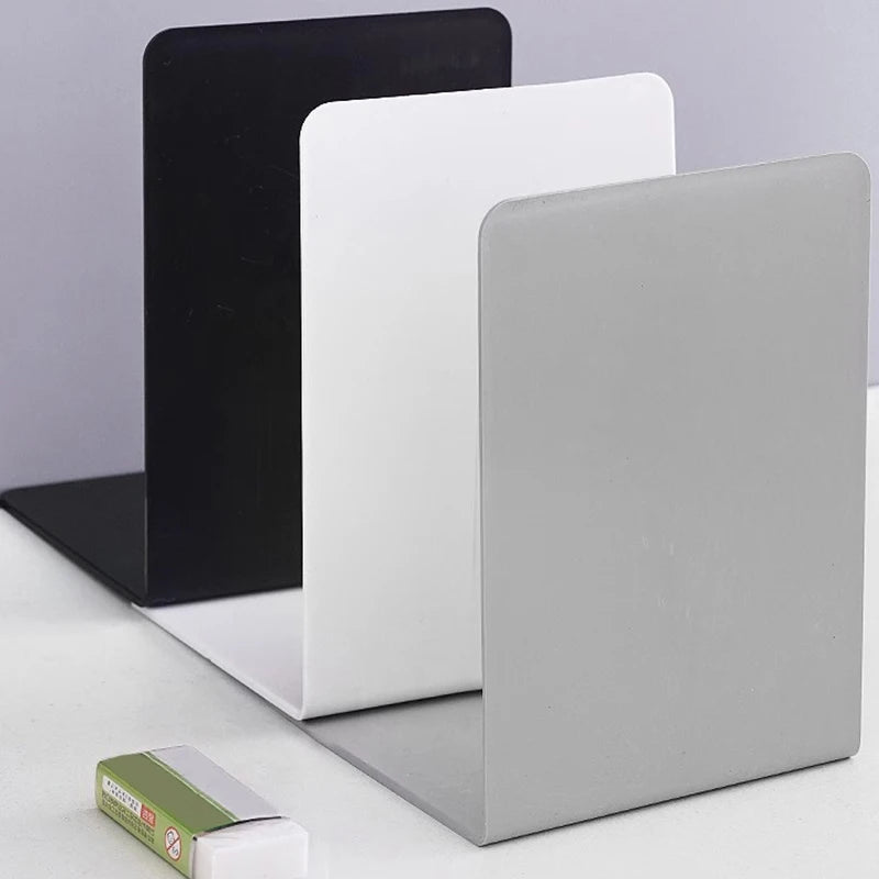 Desktop Organizer L-shaped Desk Bookends Durable Display Book Stand Simple INS Book Support Rack Minimalism