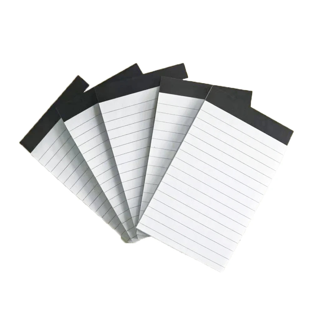 5/10 Volumes A7 Note Pads, 30 Horizontal Lines Note