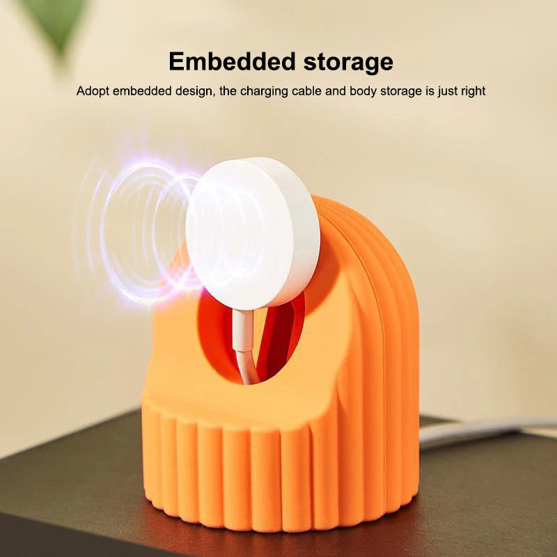 Silicone Charger Stand Wireless Charging Dock Lazy Holder for Desk For Watch 10 9 8 7 6 5 4 3 SE Dock Charging Desktop Holder