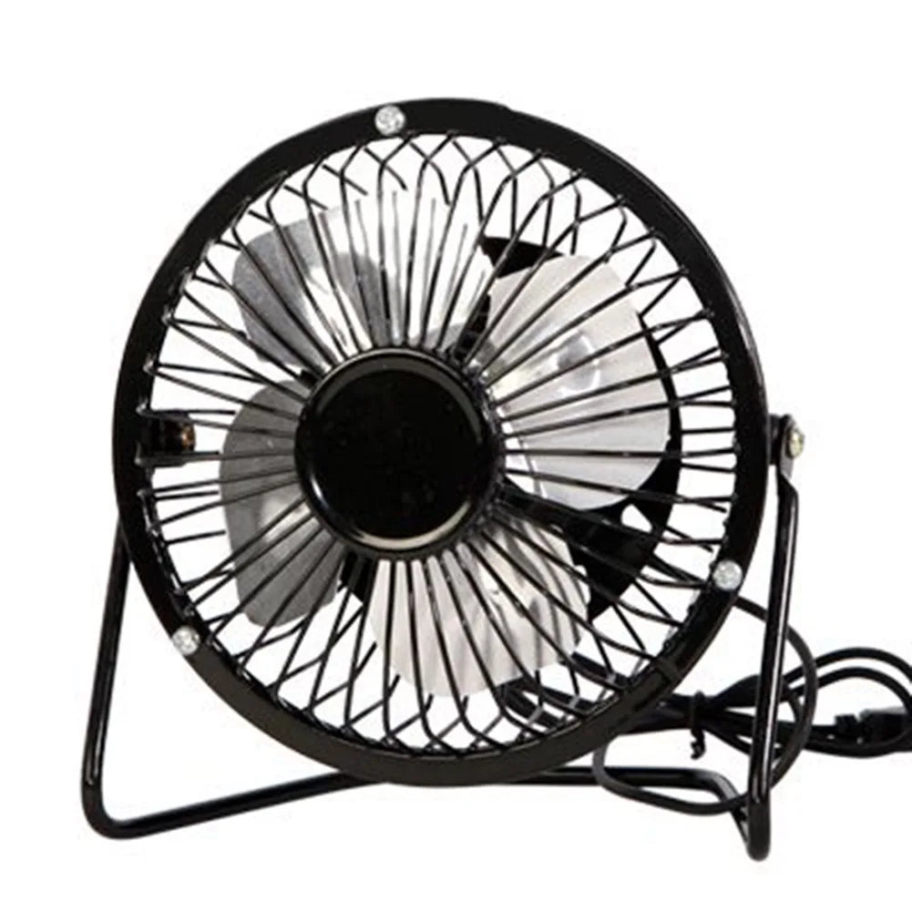 4 Inch Desk Fan Portable Home Office Desktop Fan Mini USB Rechargeable Fan 360 Degree Rotatable Fan Portable USB Fan