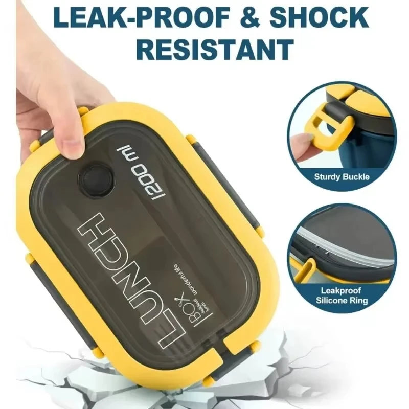 Cute Lunch Box For Kids Compartments Microwae Bento Lunchbox Children Kid School Outdoor Camping Picnic Food Container Portable