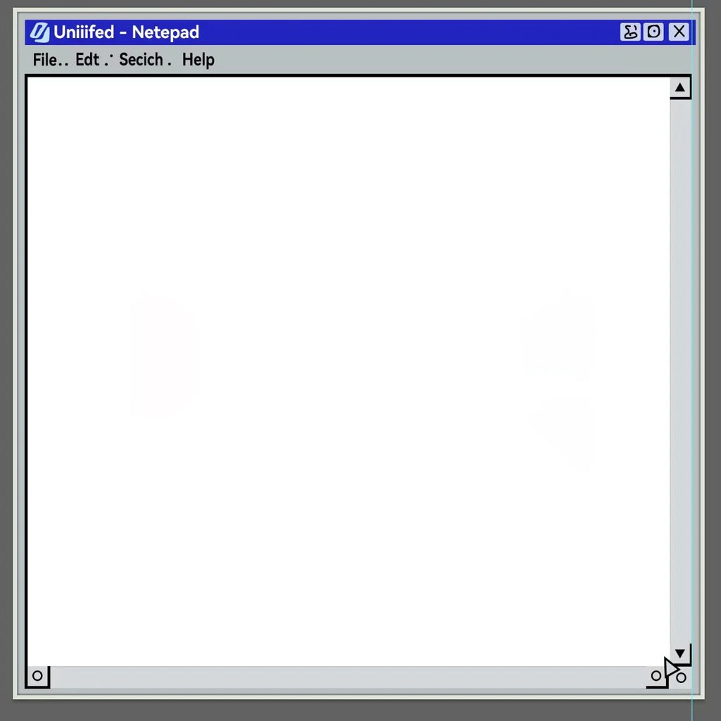 50-Page Retro Computer Drawing Tools Pattern Notepad Classic Design, Minimalist Color Scheme Back-to-School Season Notepad