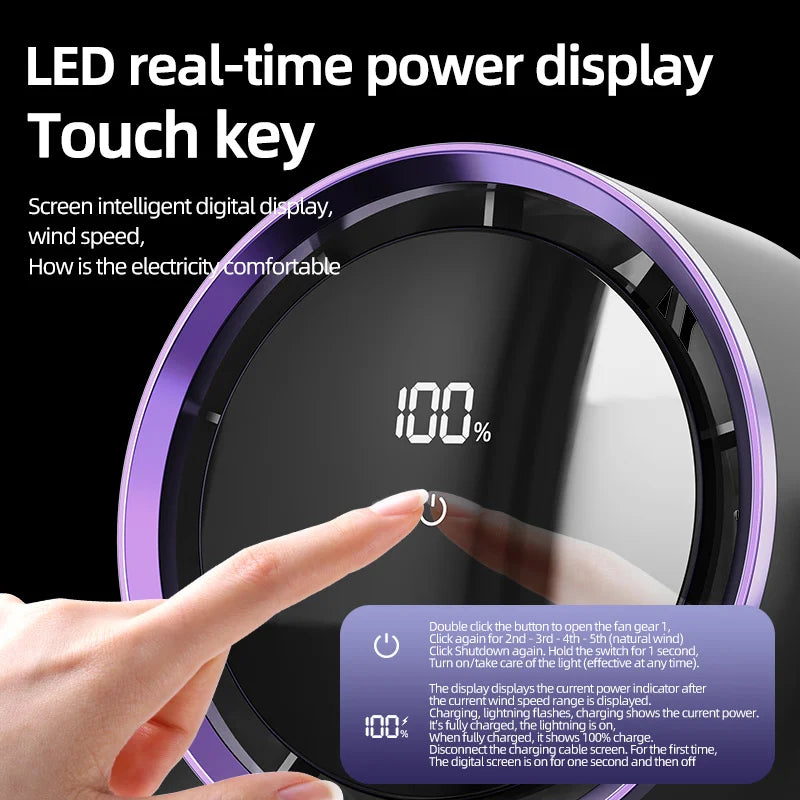 A desktop electric fan, standing desk lamp fan, wall-mounted air circulation fan, low-noise standing desktop fan, suitable for