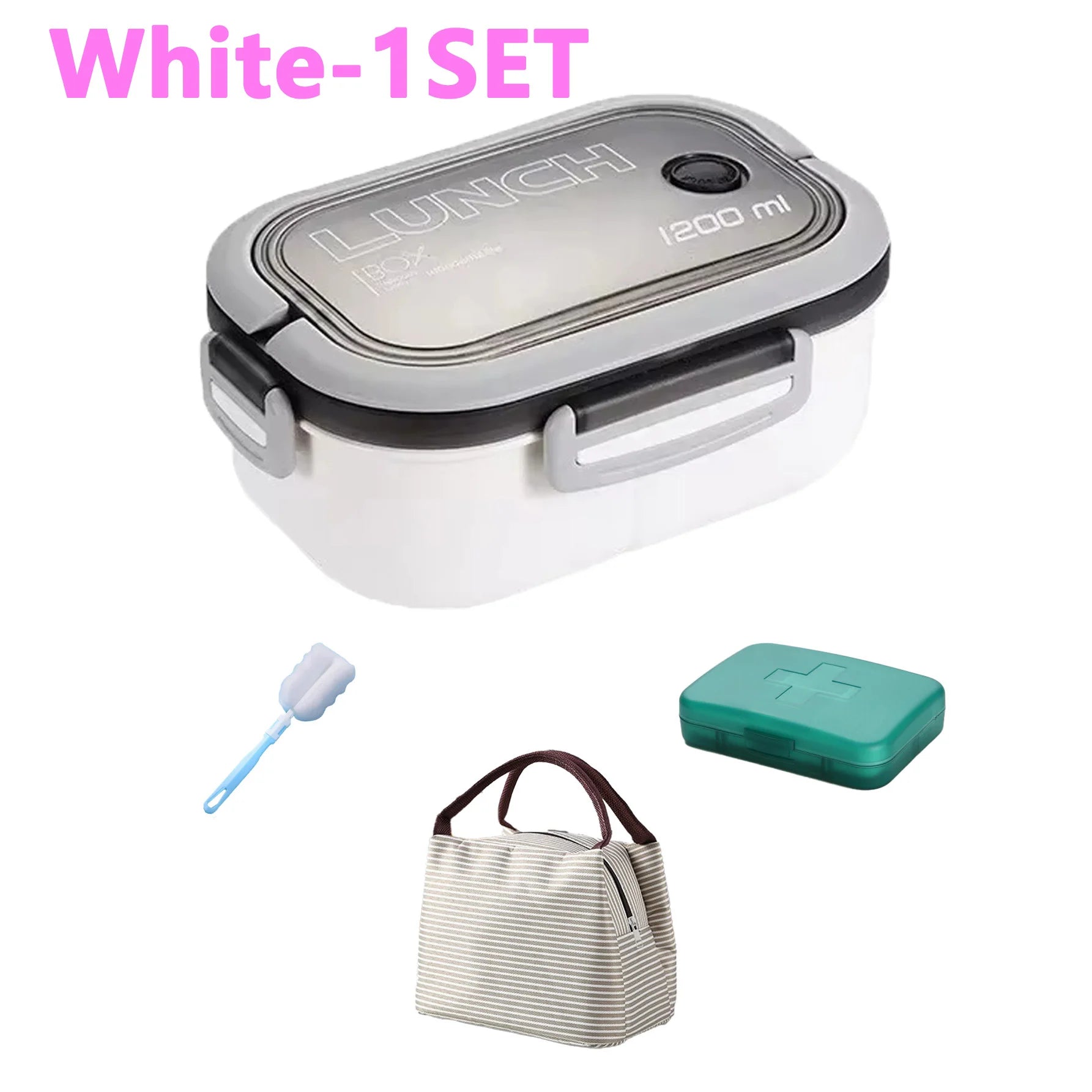 Cute Lunch Box For Kids Compartments Microwae Bento Lunchbox Children Kid School Outdoor Camping Picnic Food Container Portable