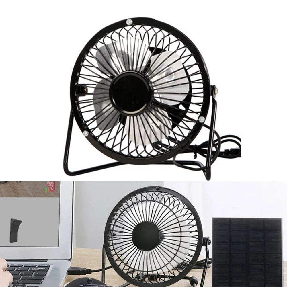 4 Inch Desk Fan Portable Home Office Desktop Fan Mini USB Rechargeable Fan 360 Degree Rotatable Fan Portable USB Fan