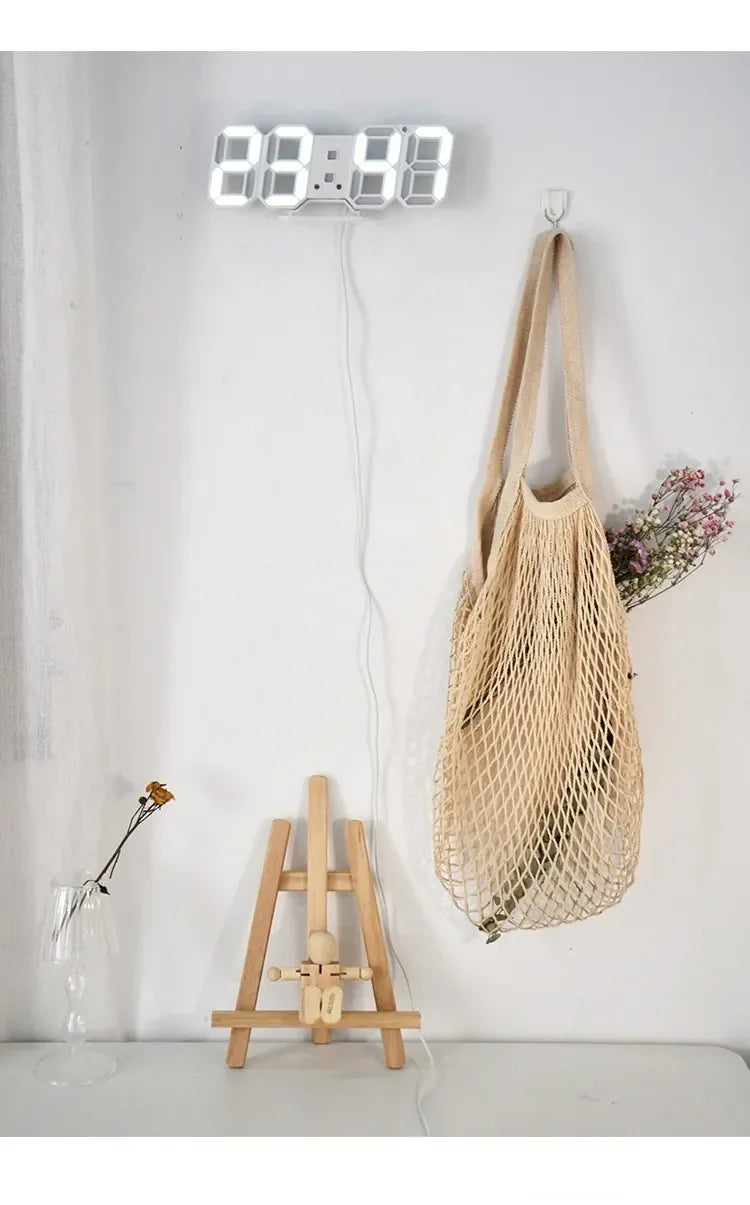 Digital Wall Clock Desk Watches Electronic Alarm Modern Home Decoration for Bedroom Decor Interior Led Table Clocks Living Room