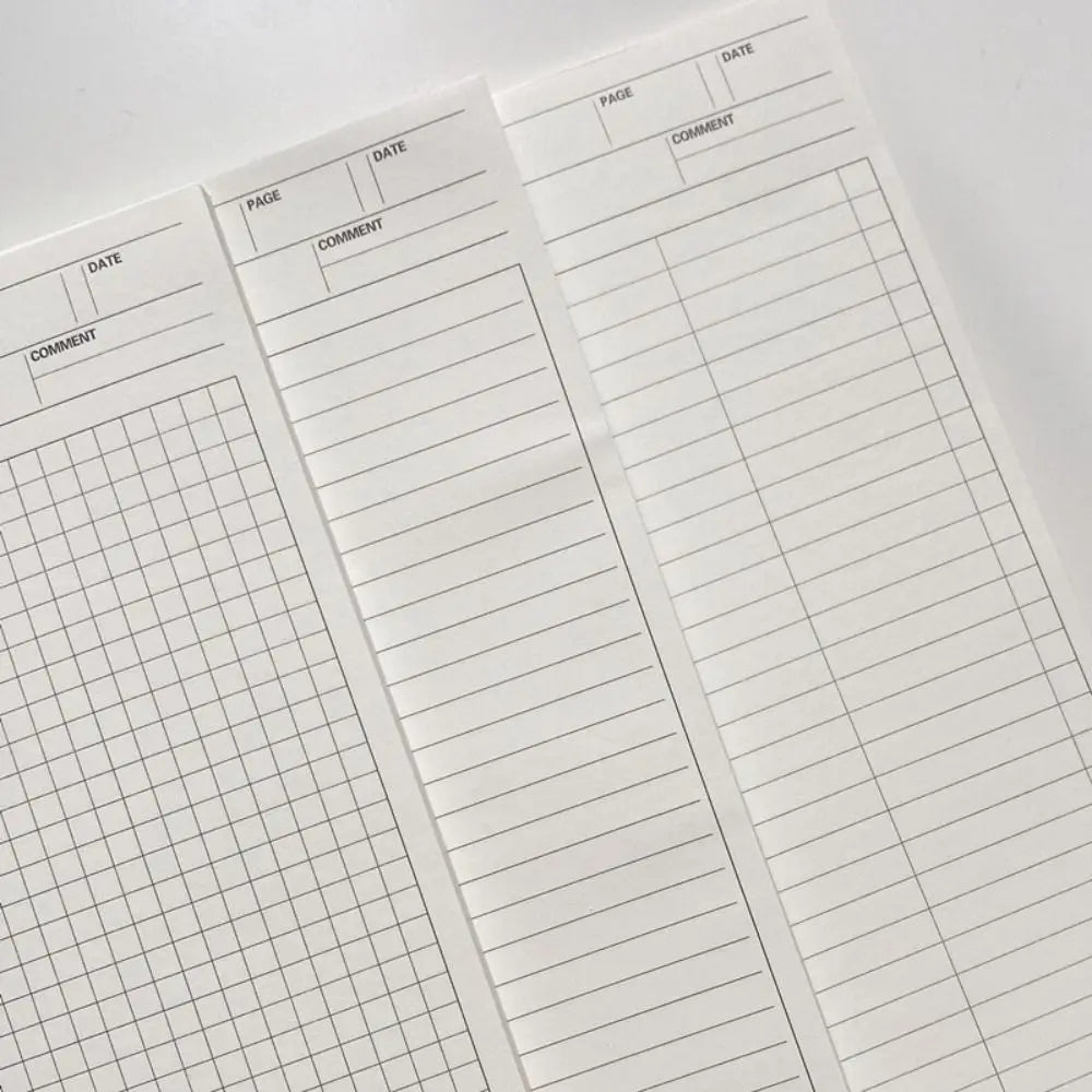 Multi-functional Non-sticky Long Notepad 50 Sheets Stationery Note Paper Writing Note Gift