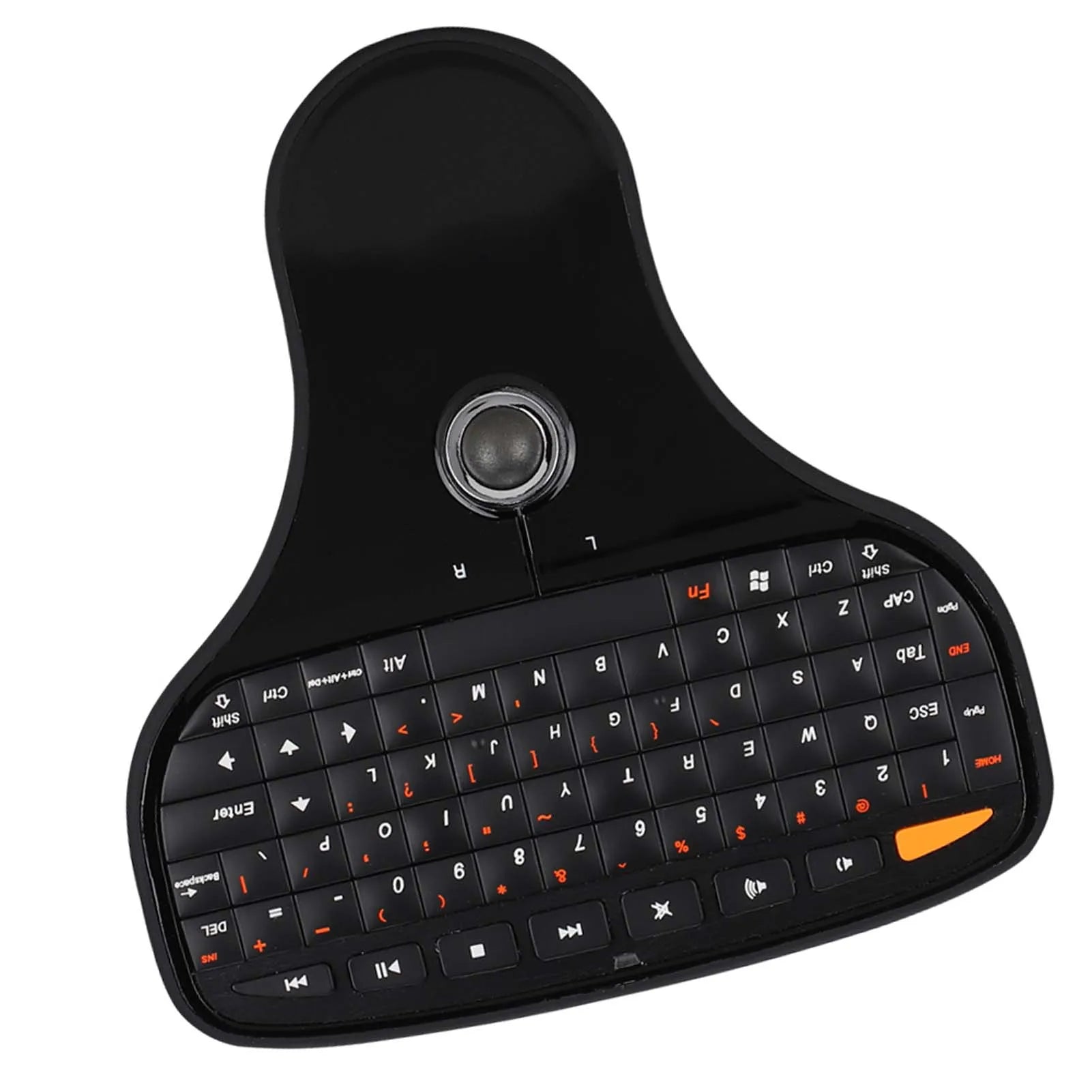 Wireless Keyboard N5901 QWERTY Keyboard Trackball 2.4G Wireless Mini USB MultiMedia Keyboard for TV Computer Trackball Keyboard
