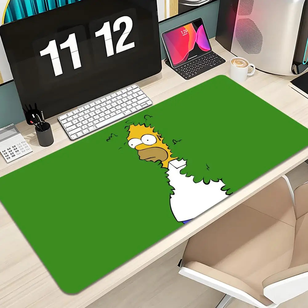 Cute Cartoon The S-Simpsons Mouse Pad Keyboard Mousepad large 1200X600 mm Desk Mat PC Gamer Office Carpet Home Table pad