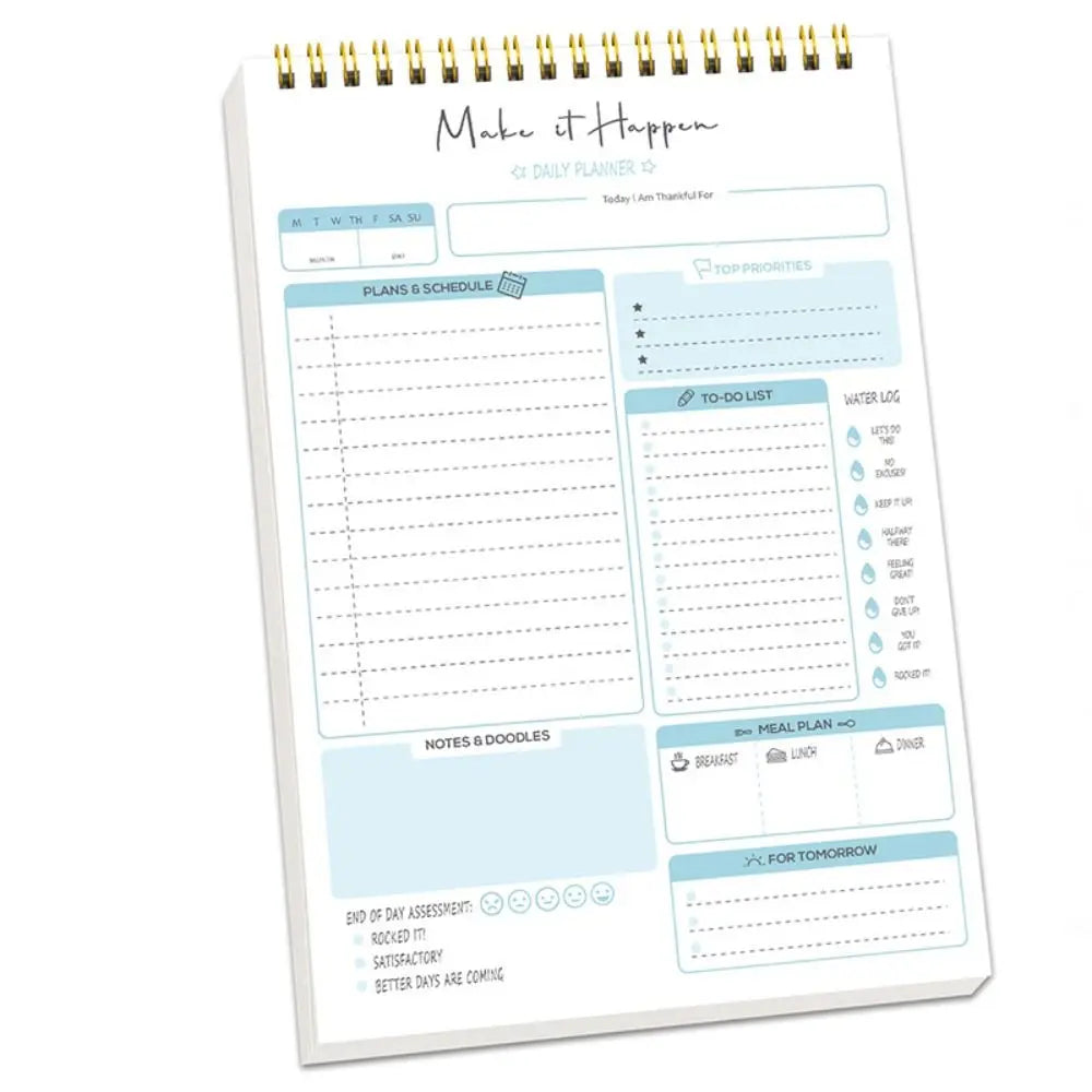 52 Sheets To Do List Notepad Easy Tear-off Weekly Planner Schedules Journal Self-Disciplined Memo Time Management Notebook