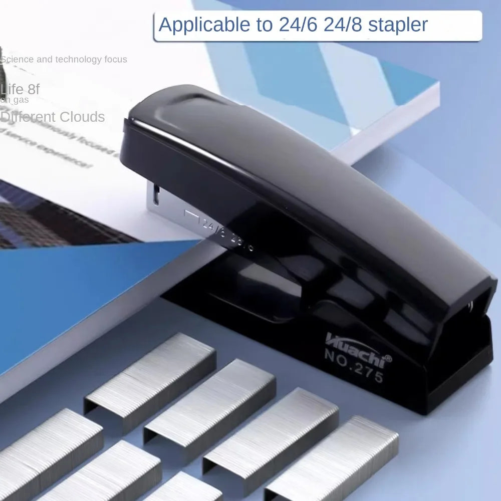 Stapling Tools Labor-Saving Stapler Hand Tools Portable Paper Stapling Machine Metal Grey/Black Staplers for Desk Stationery