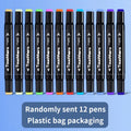 Markers Alcohol Felt Markers Comic Sketch Markers Dual Tip Brushes Art School Supplies Painting Sets School Supplies EasterGifts