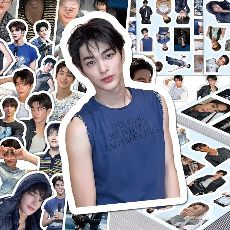 70pcs/set Kpop Korean Idol Boy Group CORTIS Keonho fashion Stickers Ins Single Waterproof Stickers Fan Collection Gifts