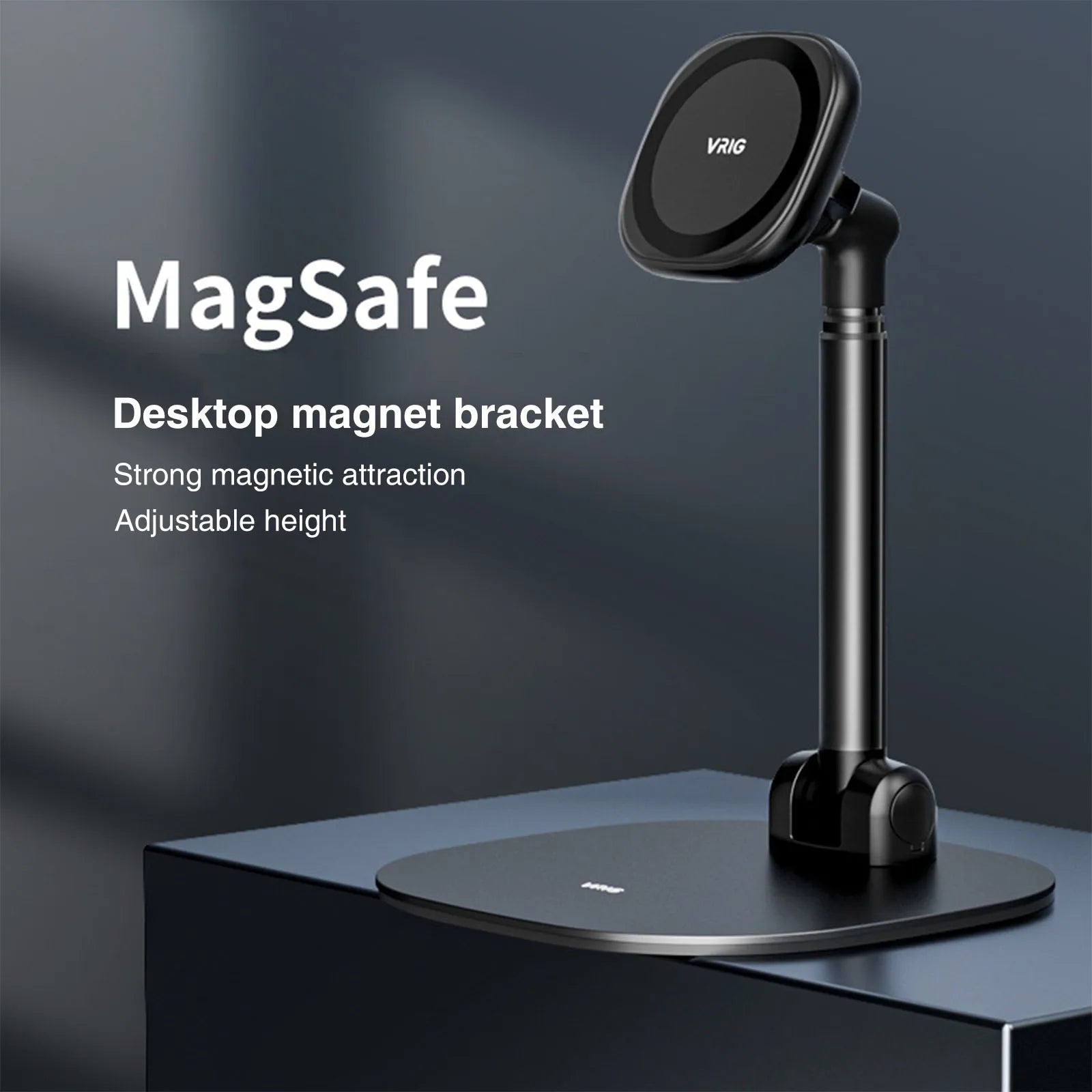 UURig VRig Desk Wireless Charging Magnetic Phone Stand for Office/Home for Magsafe iPhone 16 15 14 13 12 Androi HUAWEI Xiaomi