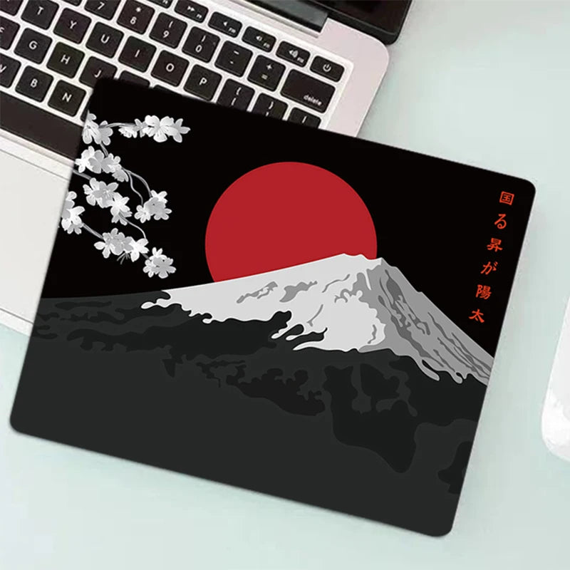 Kawaii Sakura Sun Mouse Pad Keyboard Desk Mat Flower Mousepad Gaming Accessories Small Gamers Decoracion Gamer PC XXL Mausepad